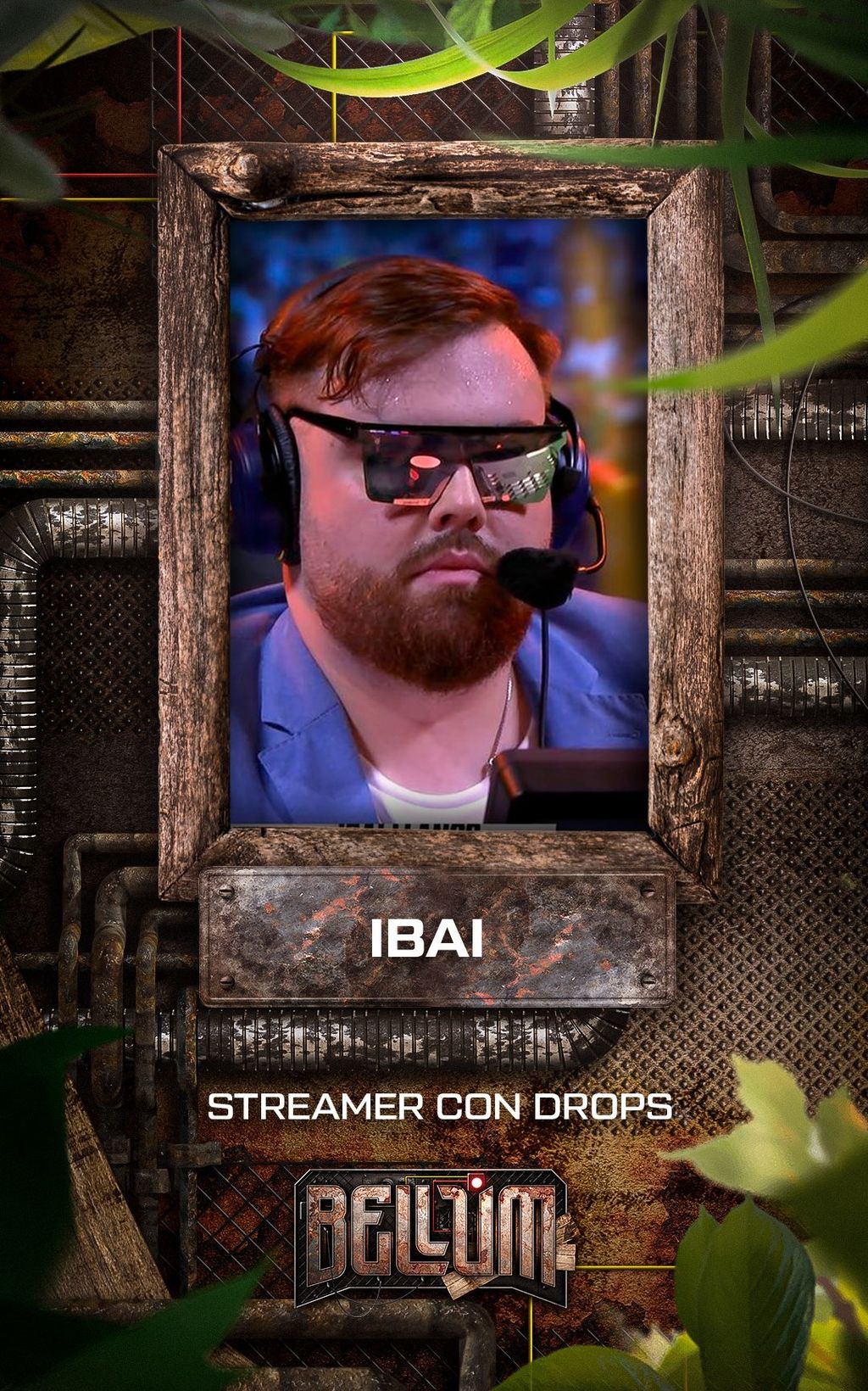 Ibai Llanos - Participante con drop personalizado