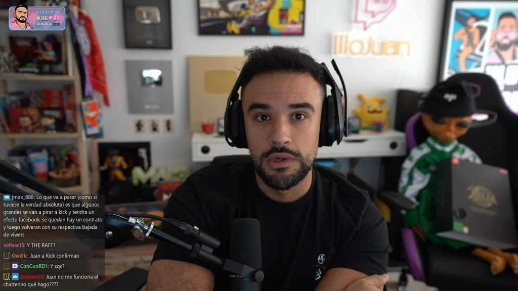IlloJuan | 5.1M+ de horas de reproducción con medias de 40K espectadores y picos de 96K (127h de emisión)
