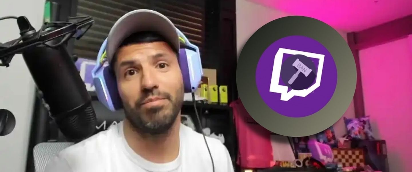 Agüero: baneado de Twitch