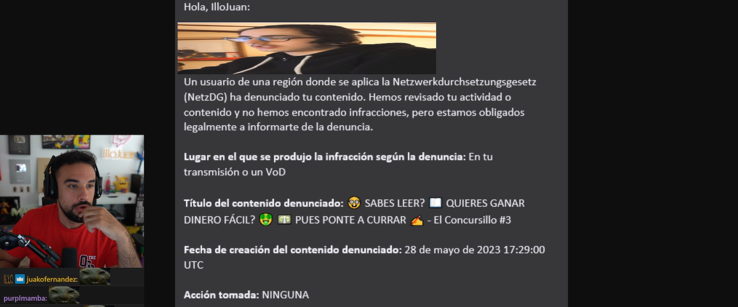 Illojuan y sus problemas legales