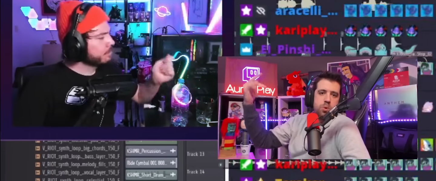 Christian Relikia y su increíble rap para Auronplay