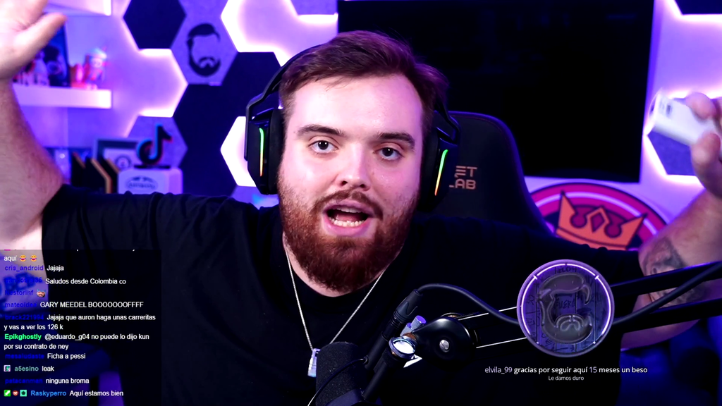 Ibai (Twitch) | Medias de 54.500 espectadores y picos de 74.8K