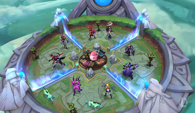 Una imagen de un lobby del modo Arena