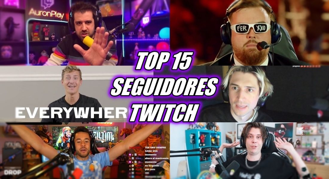 El top de seguidores en Twitch