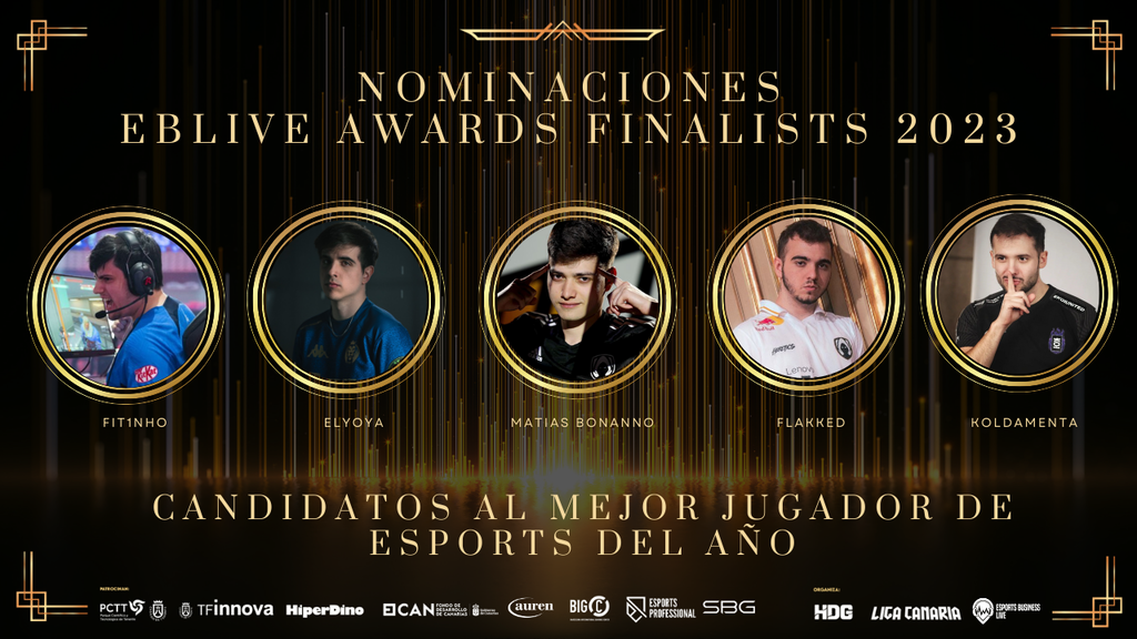 Candidatos al mejor jugador de esports del año