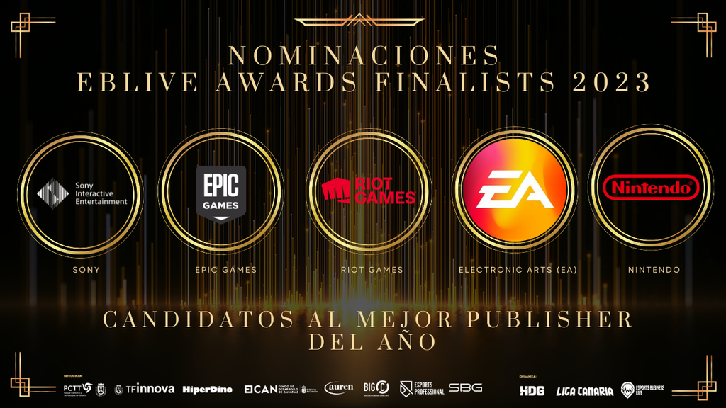 Candidatos al mejor publisher del año