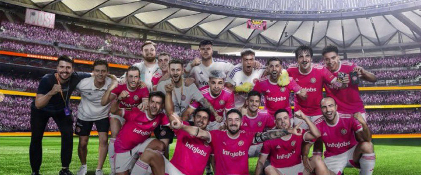 Porcinos celebró la clasificación de su equipo masculino con este fotomontaje