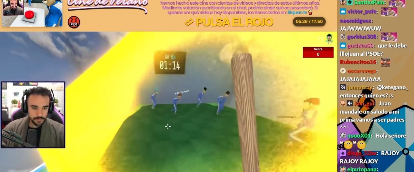 Illojuan triunfa en Twitch con su "Cine de Verano"