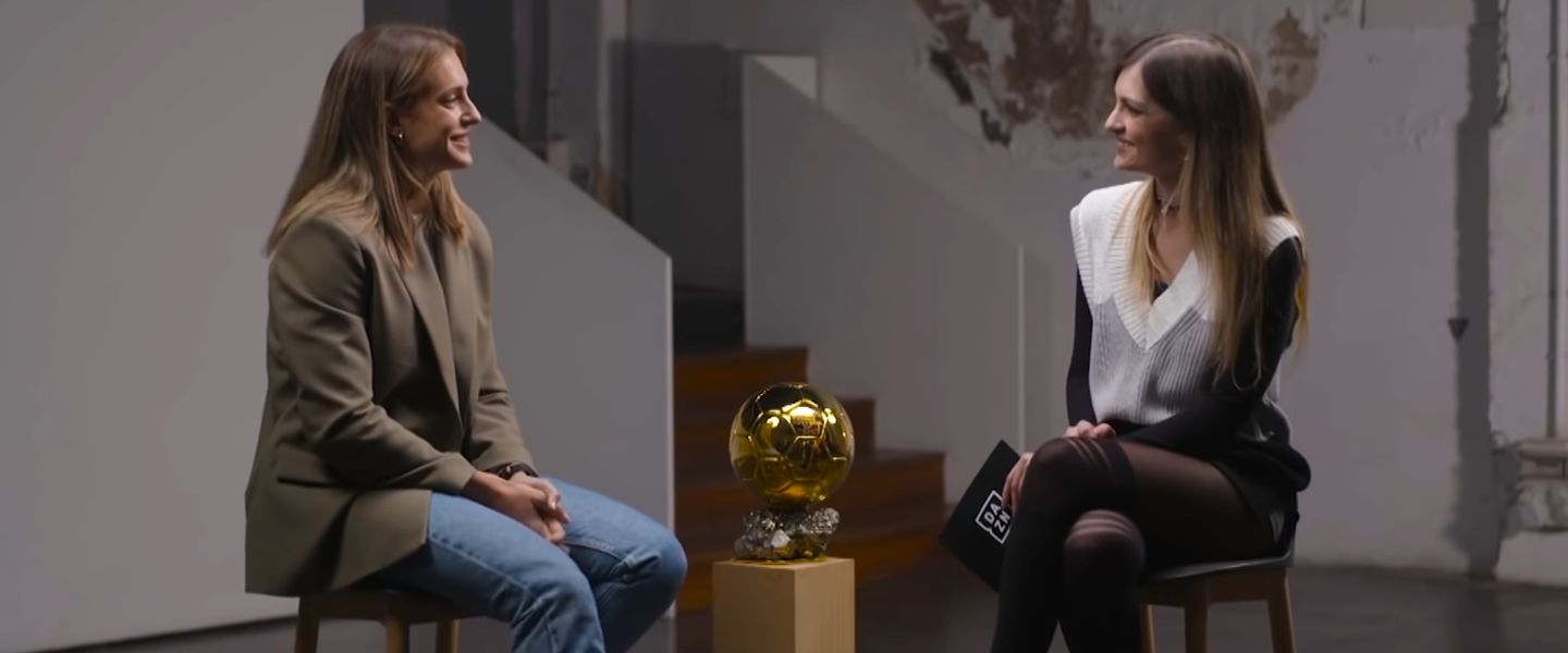 Cristinini entrevistando a Alexia Putellas, dos veces Balón de Oro
