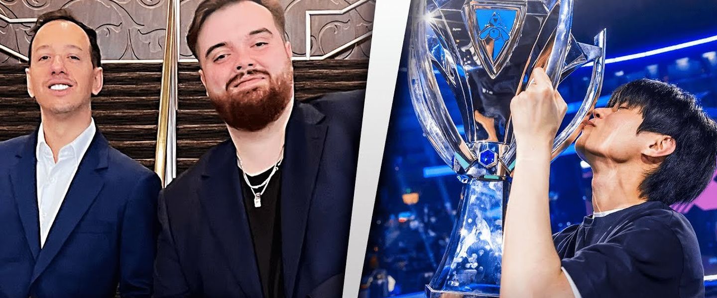 Ibai y KNekro en Worlds 2022