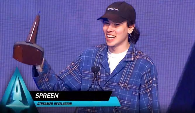 Spreen ganó el streamer revelación de 2022