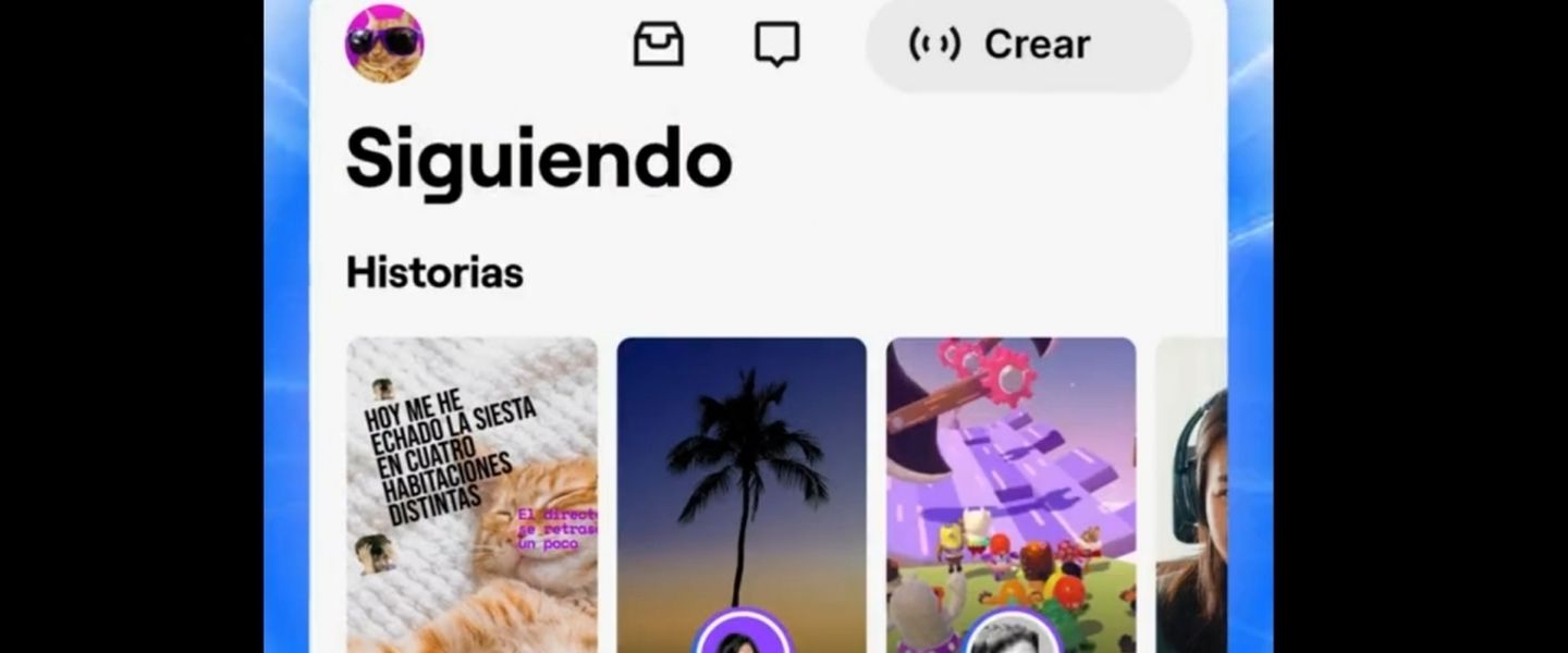 Las nuevas historias de Twitch