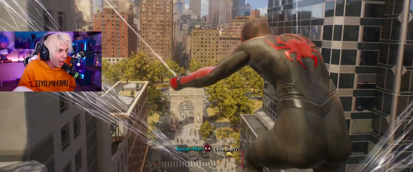 Rubius prueba el Marvel’s Spiderman 2