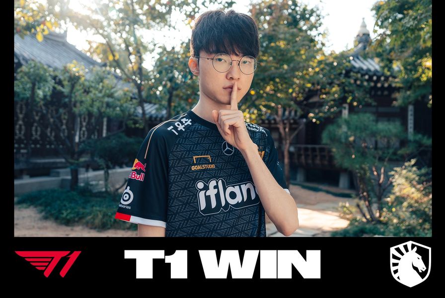 T1 gana a Team Liquid