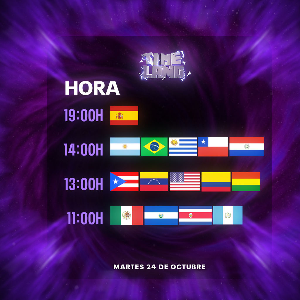 Horarios oficiales del estreno