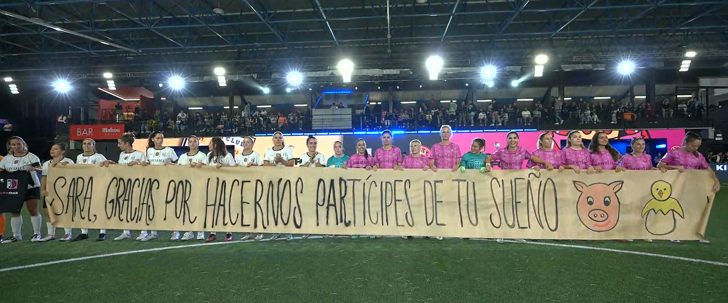PIO y Porcinas se despiden de Sara Mérida