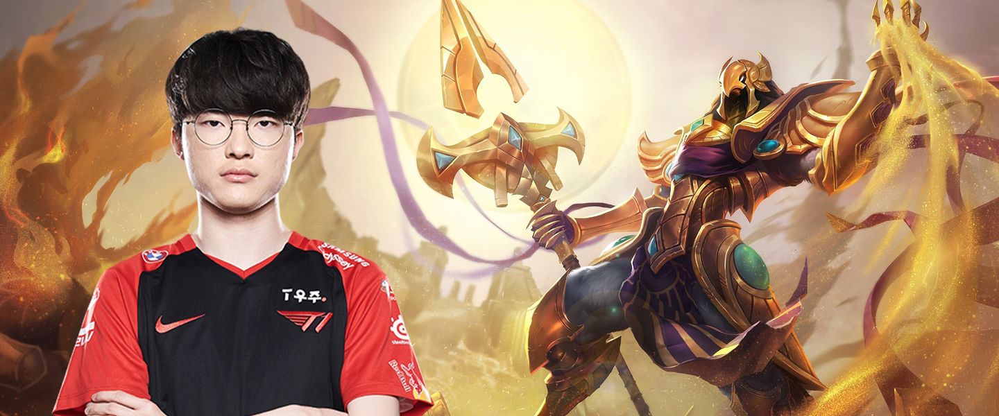 Faker y Azir: el emperador de T1 con el de Shurima hacen un Dios
