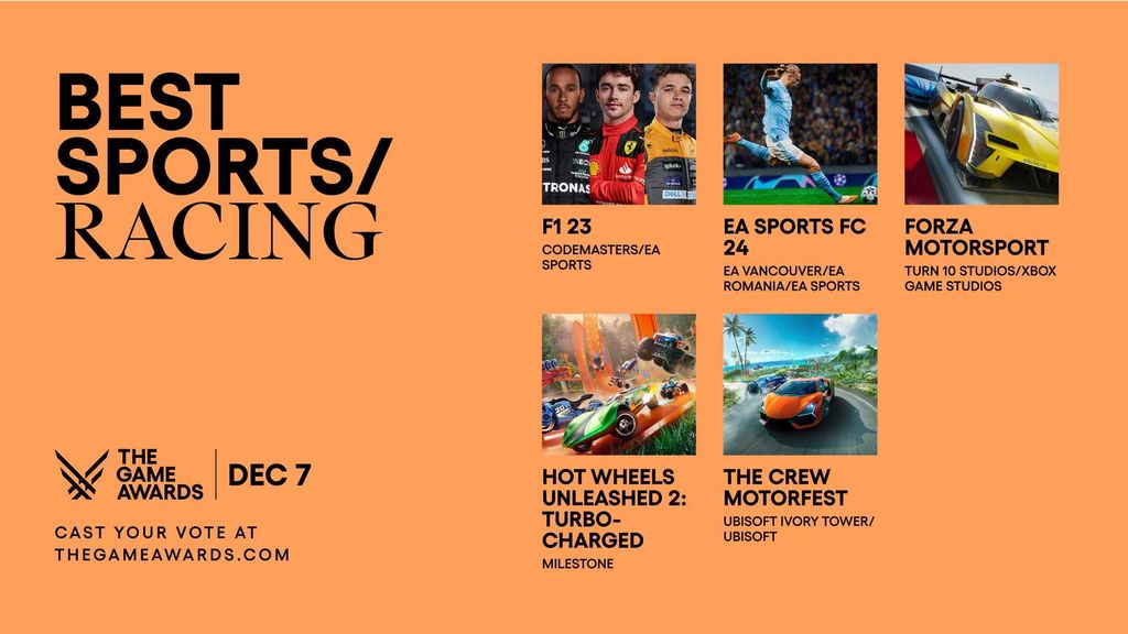Mejor juego de deportes/carreras