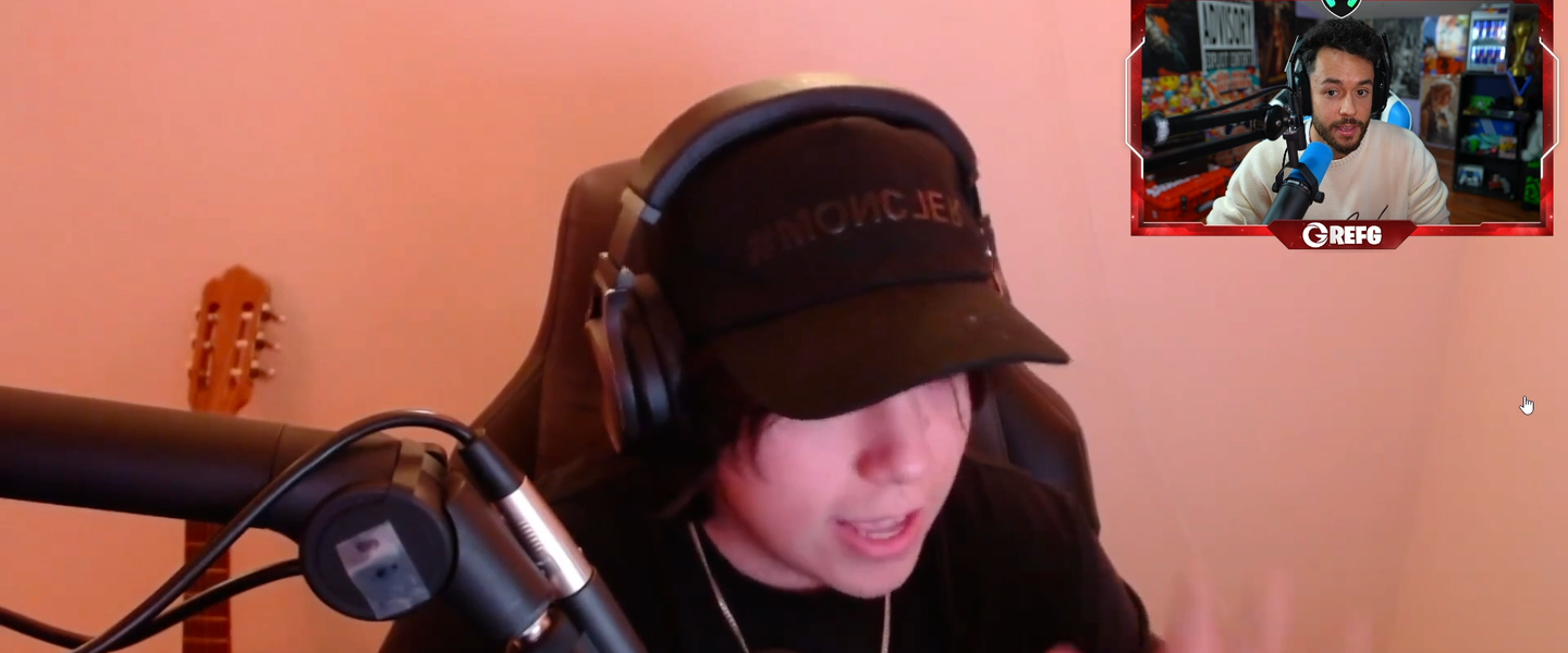 TheGrefg reaccionando a Quackity
