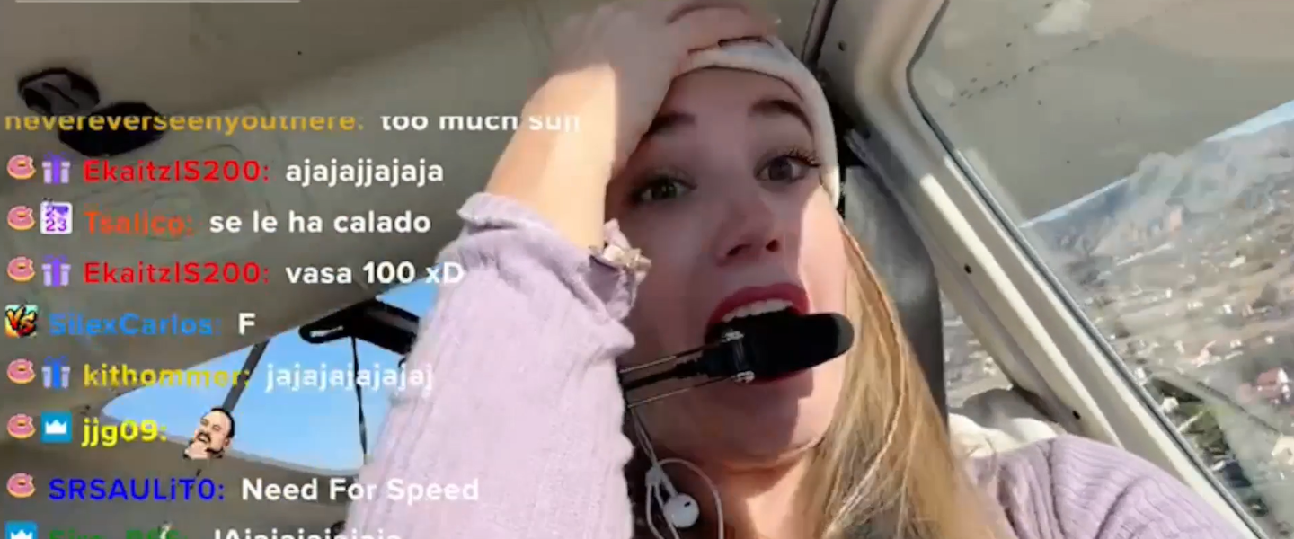 Lluna Clark ve la hélice casi parada