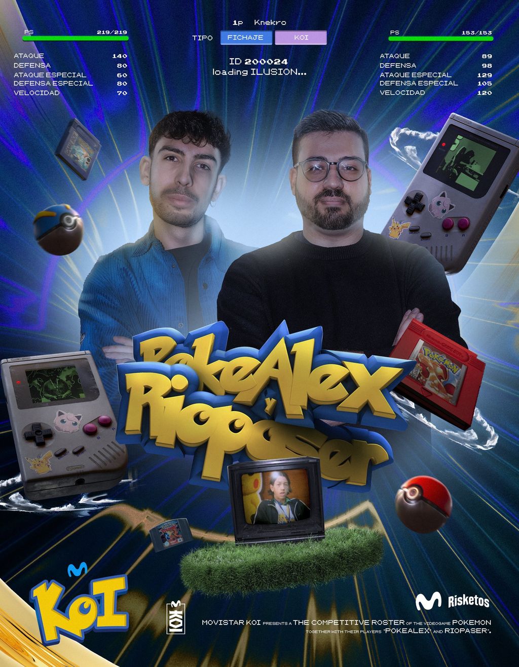 Los dos jugadores de Pokémon VGC