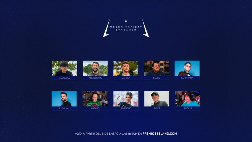 Mejor variety streamer