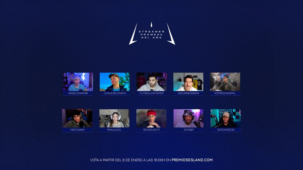 Streamer promesa del año