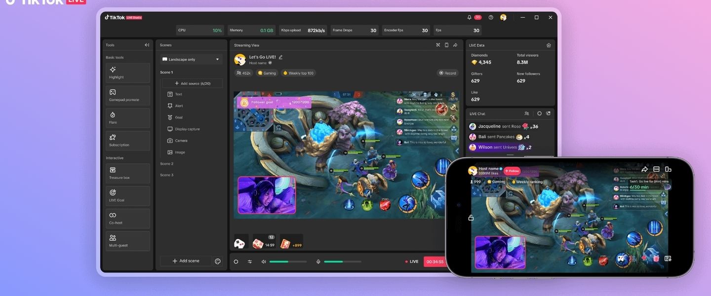 TikTok se pone serio con los streamings de gaming
