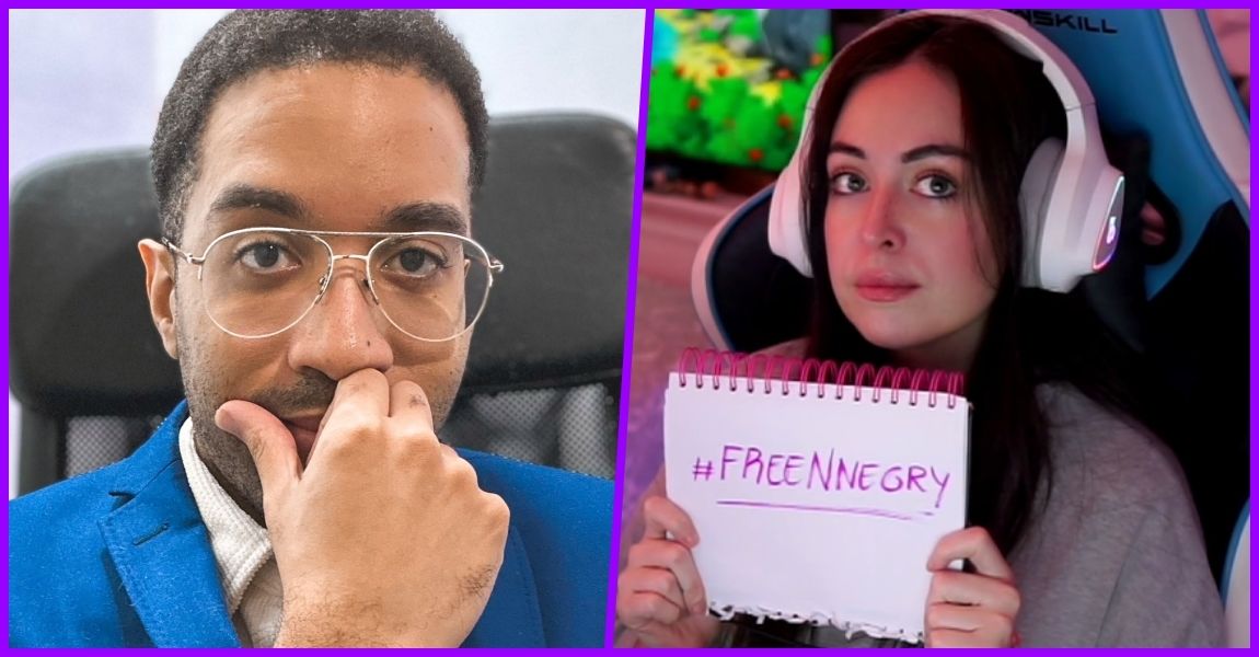 nnegry, baneado de Twitch y Merysoldier, en protesta por lo sucedido