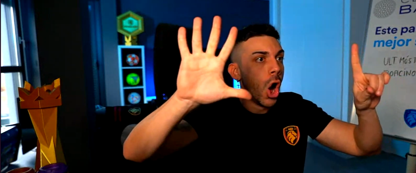 DjMariio celebra el sexto gol