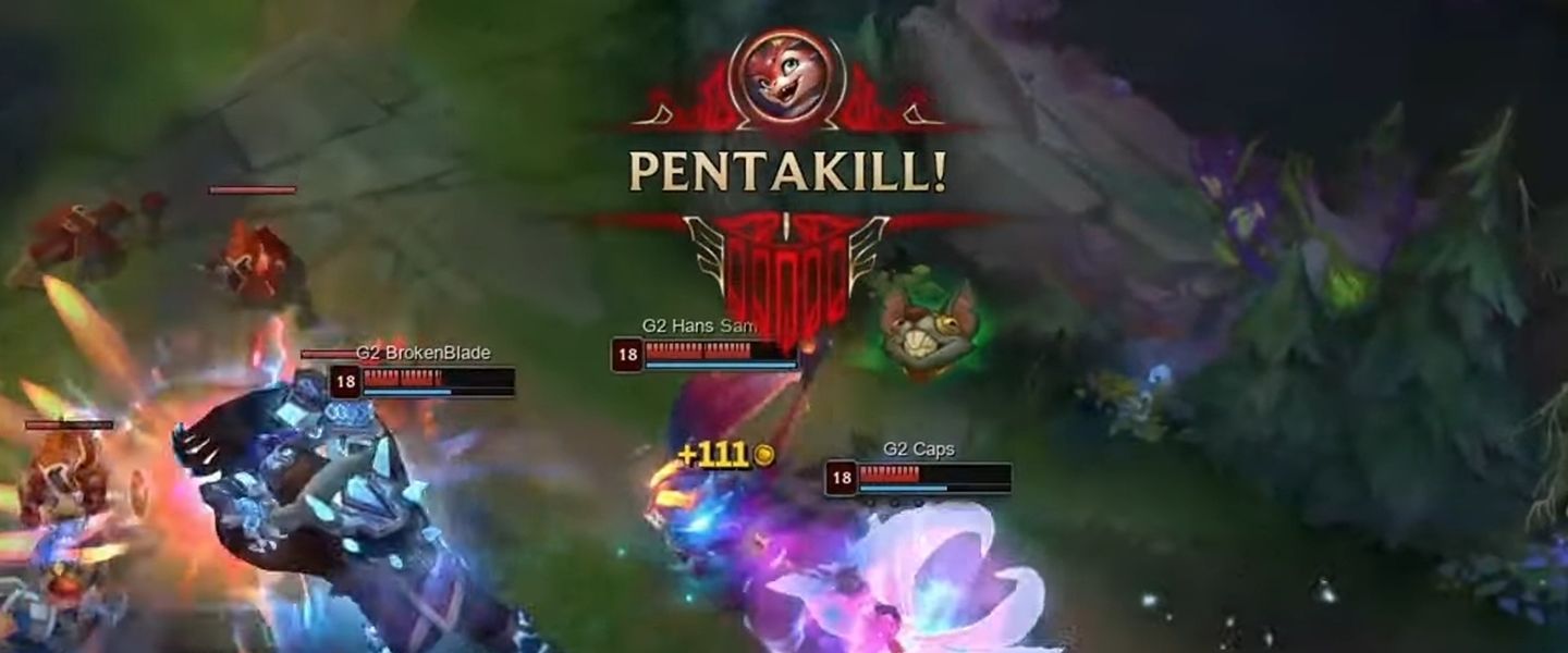 Una imagen que se repite 24 veces: pentakill de Smolder