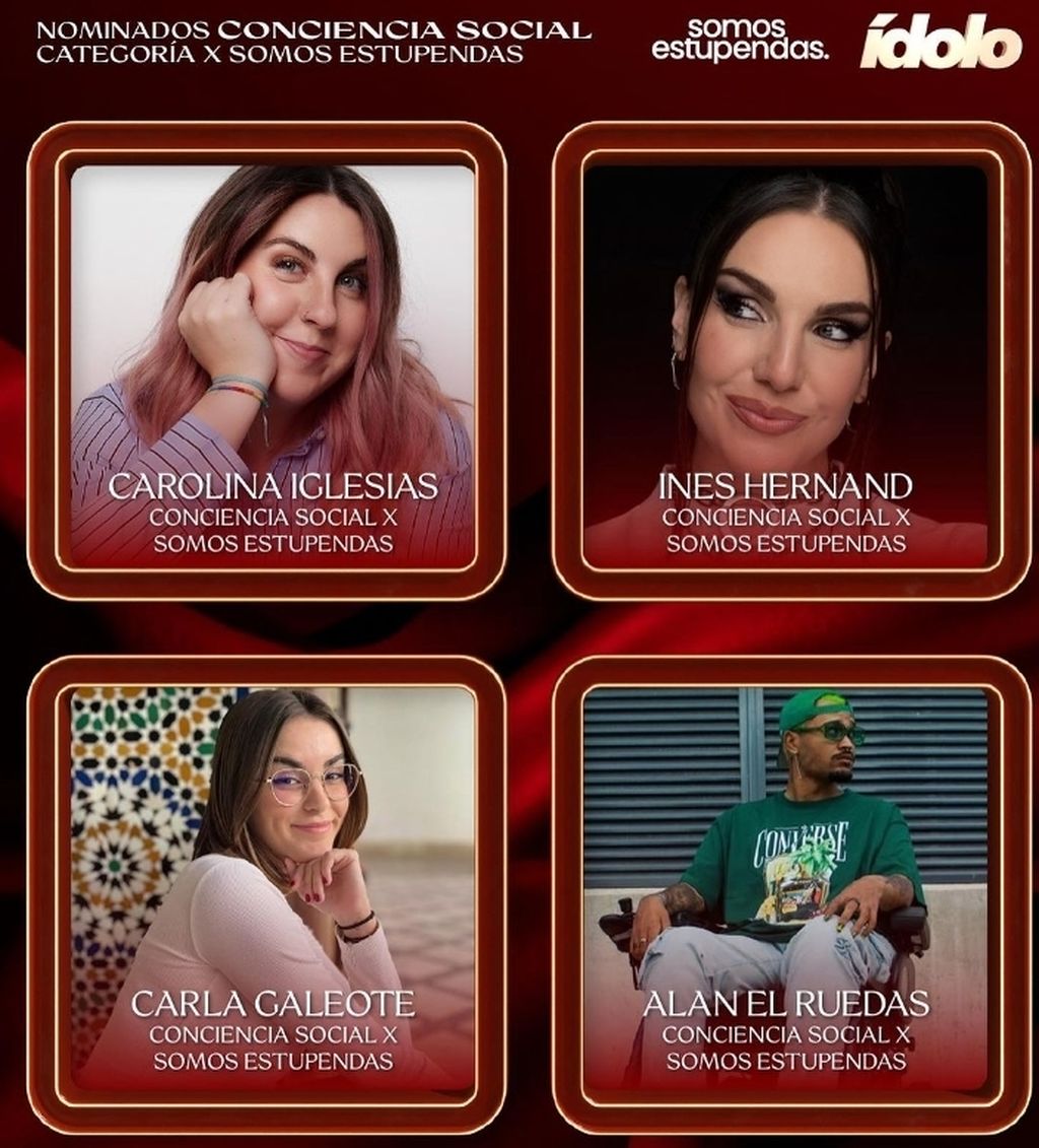 Nominados - Categoría Somos estupendas