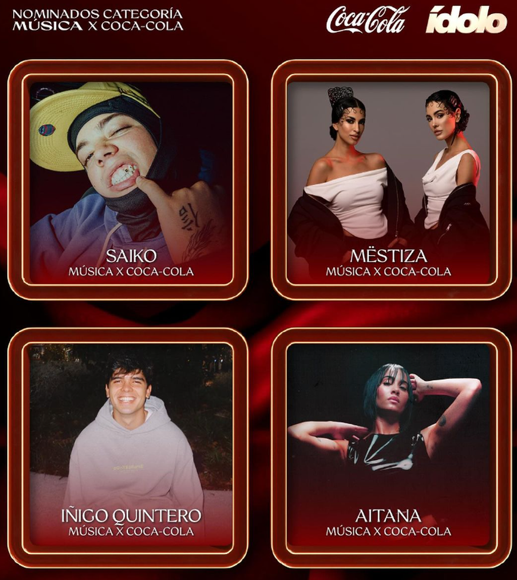 Nominados - Categoría Música