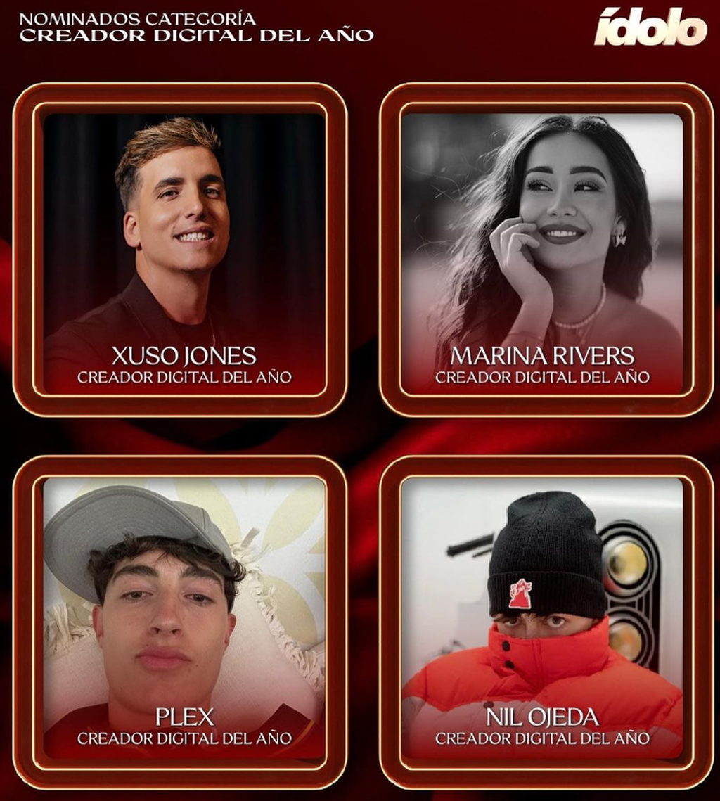 Nominados - Categoría Creador digital del año
