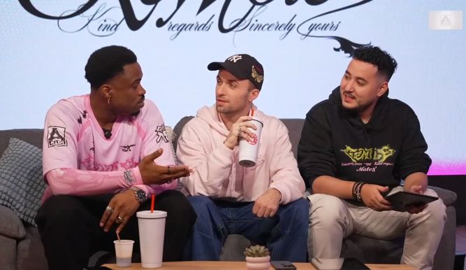 De izquierda a derecha, Brawks, Squeezie y Gotaga: fundadores de Gentle Mates