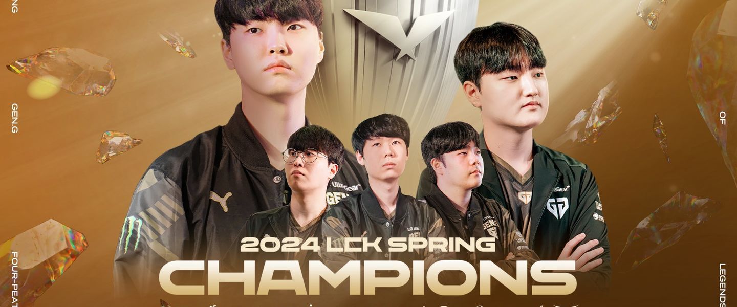 Gen.G es histórico: 4 LCK consecutivas frente a T1