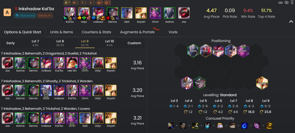 Kai'Sa con Inkshadow y Trickshots