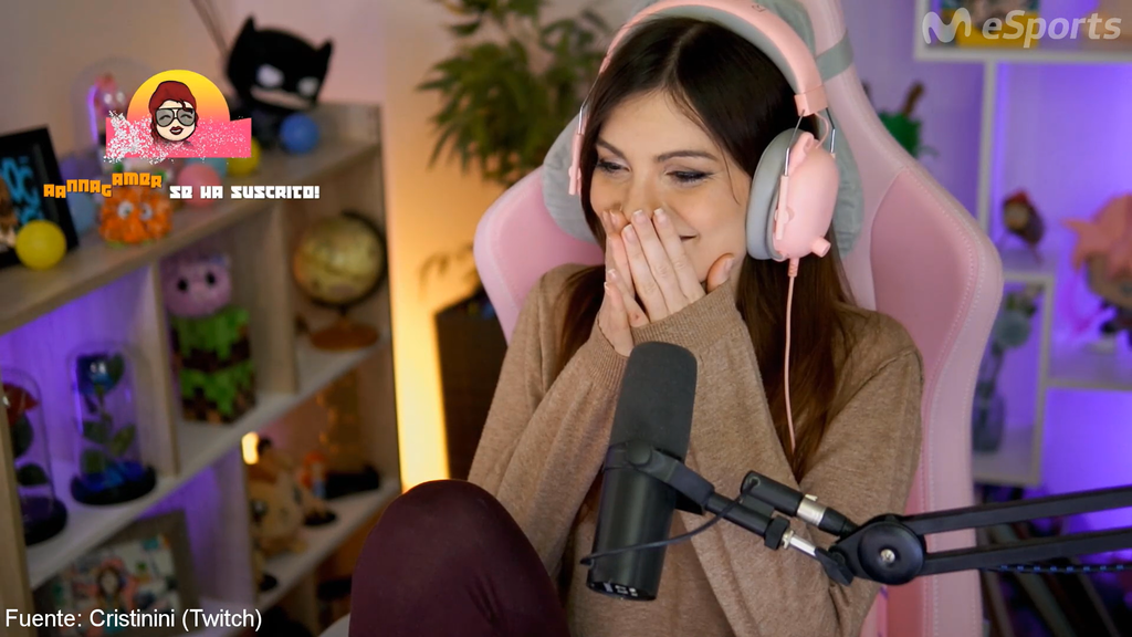 Cristinini | 243K horas visualizadas en 87h de stream, con medias de 2700 espectadores y picos de 9K
