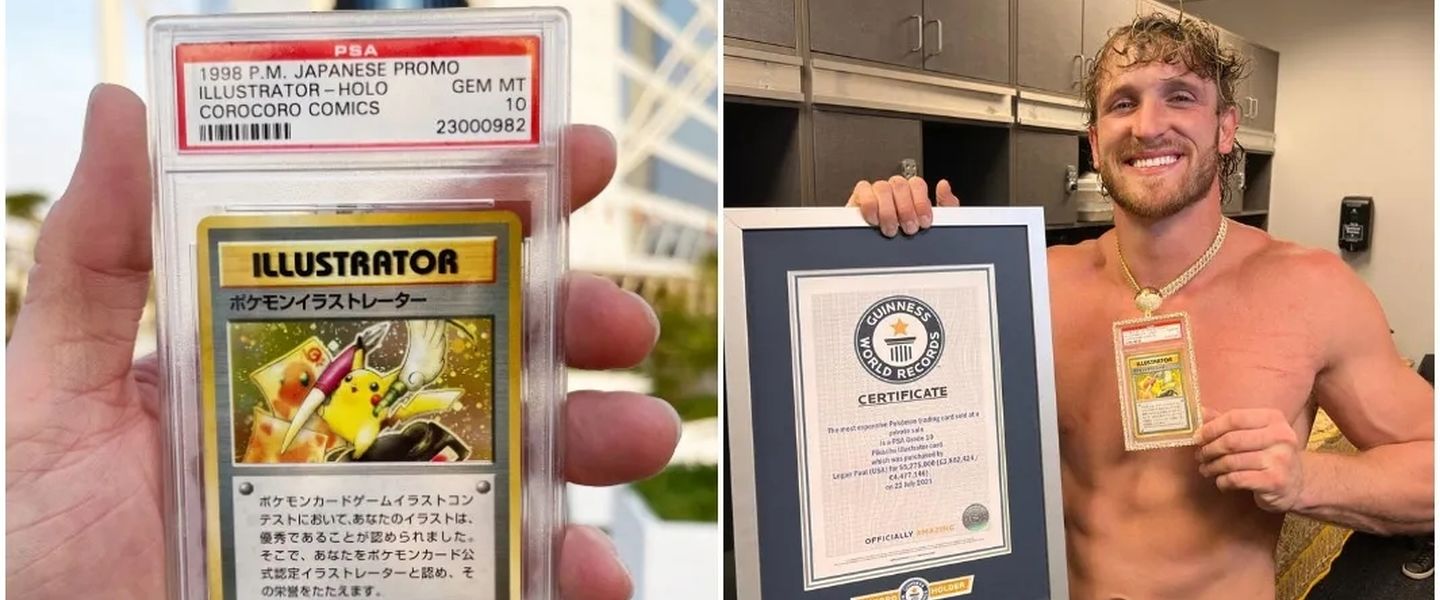 Logan Paul: orgulloso dueño de la carta Pokémon más cara de la historia