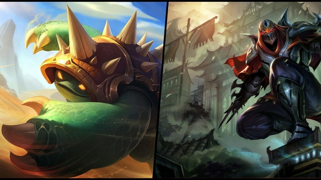 Rammus + Zed (Top 1 un 21.6% en 6000 partidas y 60.5% de top 4)