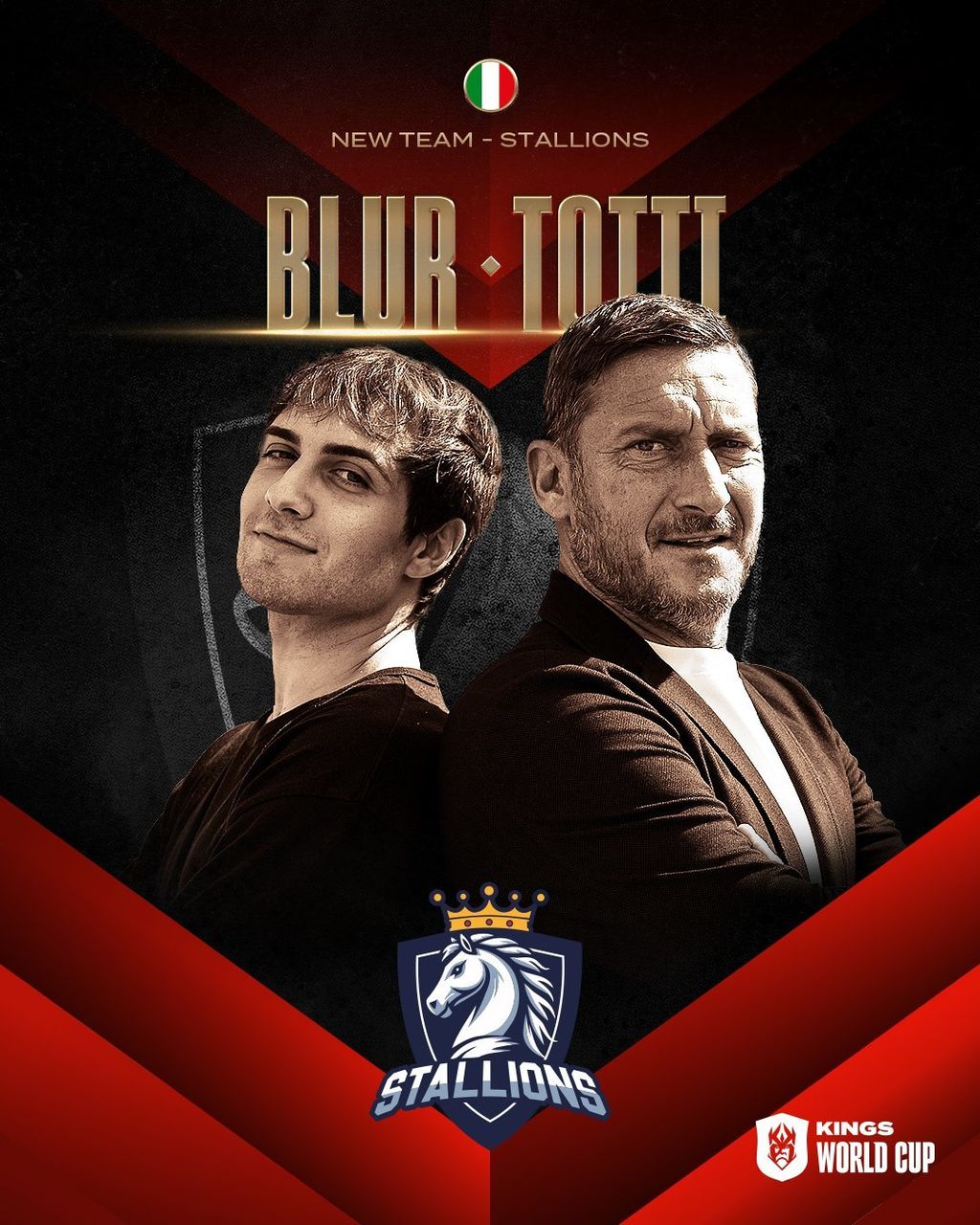 Blur y Totti (Stallions)