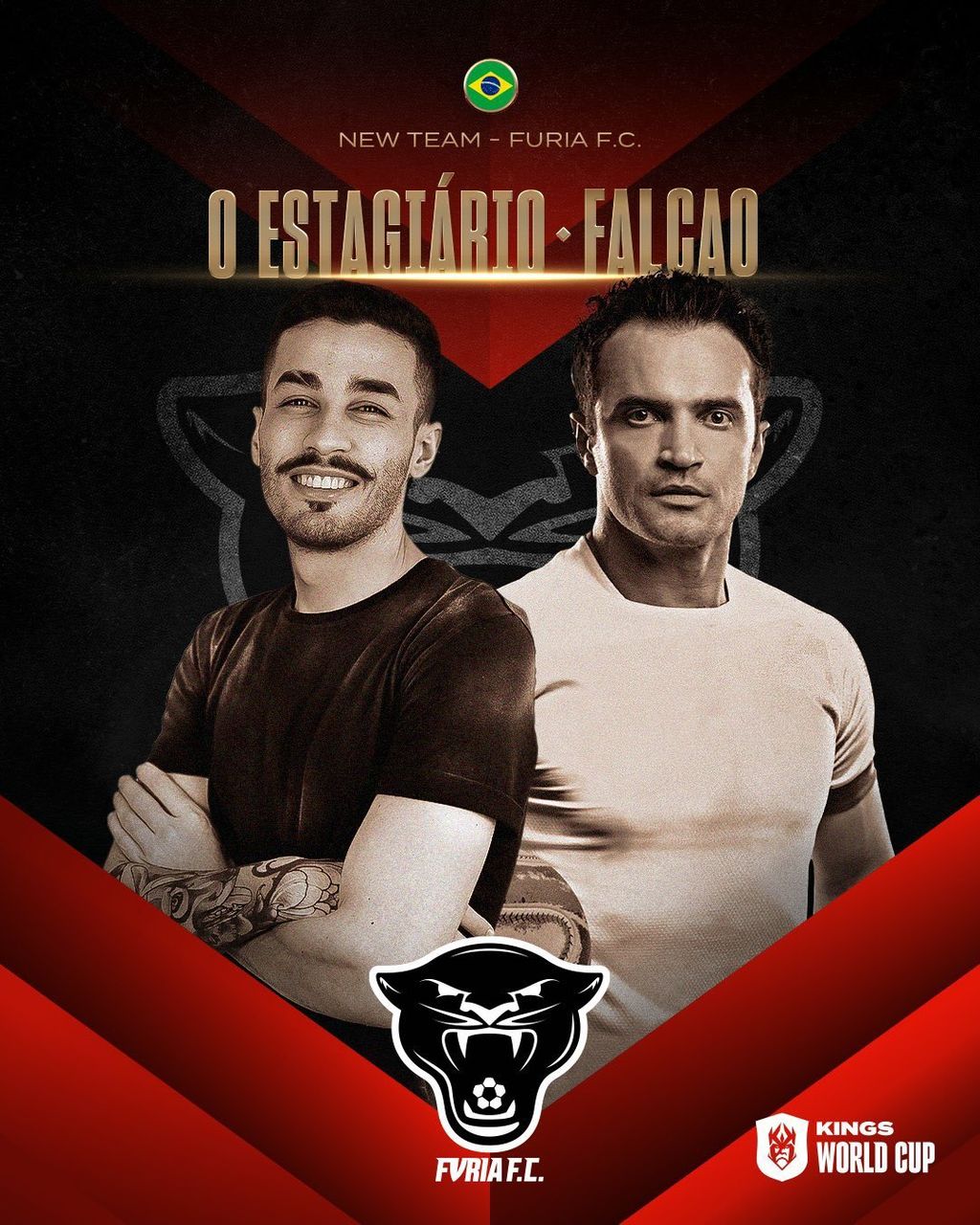 O Estagiário y Falcao (Furia F.C.)