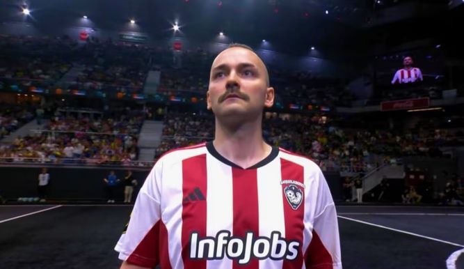 Xokas durante las últimas finales de Kings League