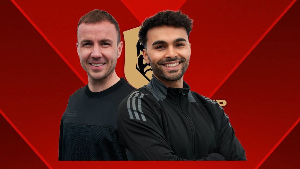 Younes y Mario Götze