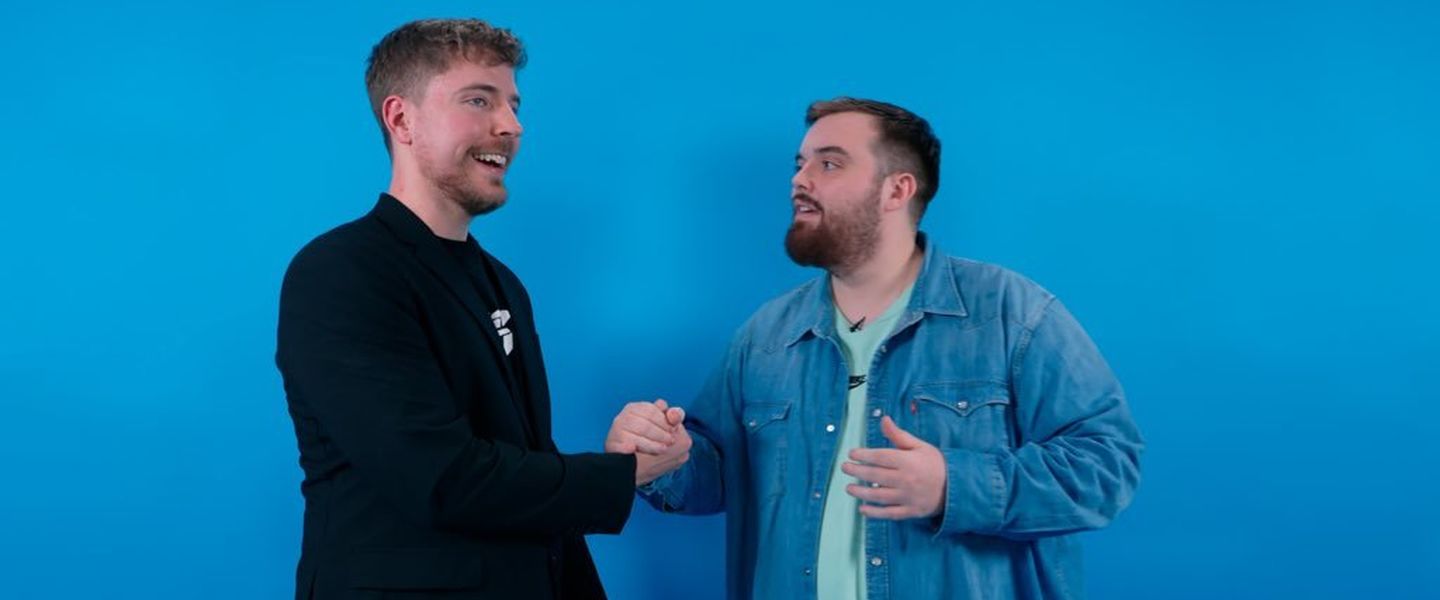Una foto especial: la cabra de YouTube y la cabra de Twitch, juntas