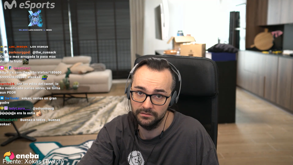 Xokas | 3.1M de horas visualizadas en 191h de stream, con medias de 16K y picos de 46K espectadores
