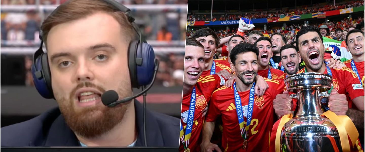 Ibai, maestro de ceremonias en fiesta de la selección española en Madrid