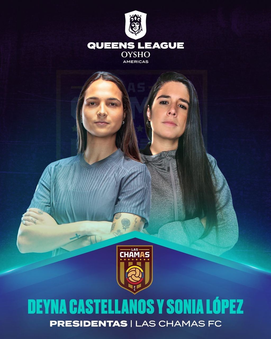 Deyna Castellanos y Sonia López - Las Chamas FC