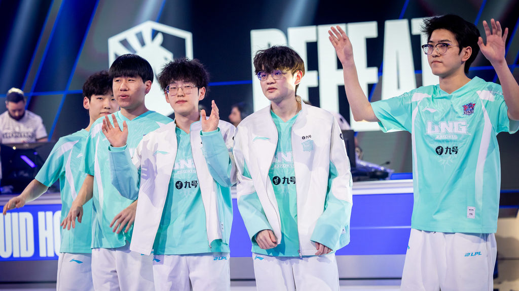 LNG Esports | 1457 puntos con un parcial de 23 victorias y 14 derrotas en 2024