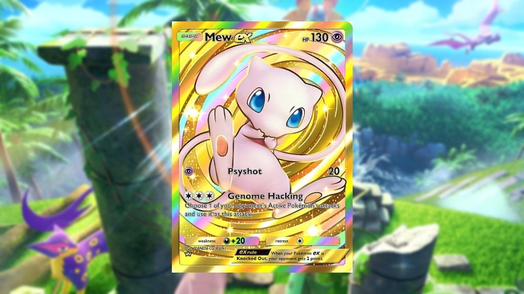 Mew dorado EX